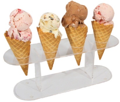 Winco Cone Holder Stand, 12 x 4 x 4.5 inch -- 12 per case