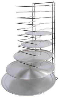 Winco Aluminum 15 Slots Pizza Rack -- 2 Per Case