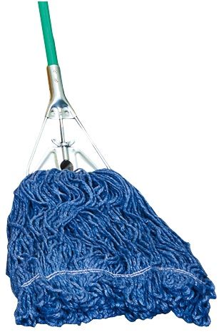 Winco Blue Yarn Loop End Mop Head, 24 Ounce -- 20 Per Case
