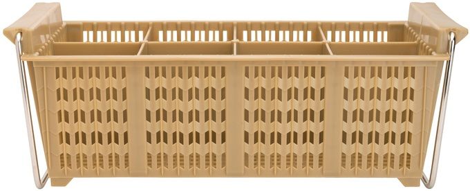 Winco 8 Compartment Cutlery Dishwasher Basket With Handle, 17 X 8 X 6 Inch -- 12 Per Case