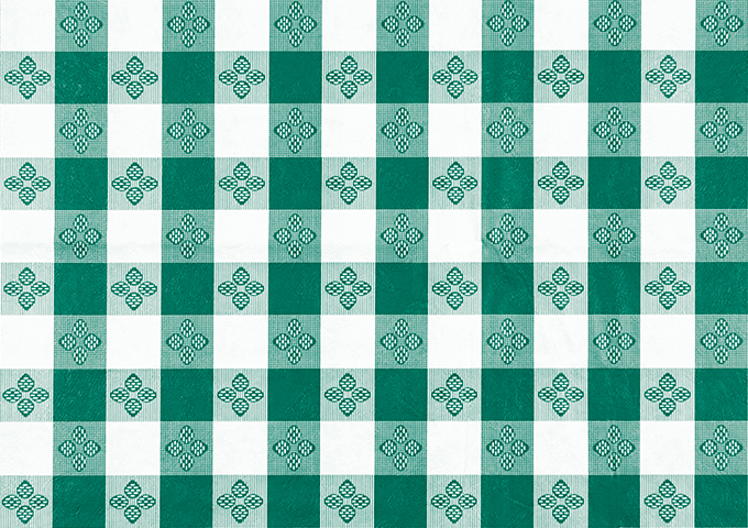 Winco Green Rectangle Table Cloth, 52 X 70 Inch -- 24 Per Case