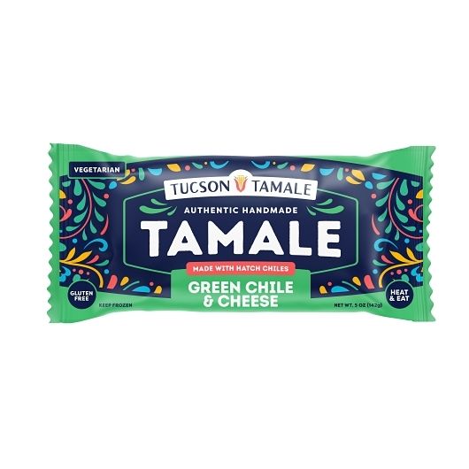 Tucson Foods Green Chile And Cheese Tamale, 5 Ounce -- 8 Per Case