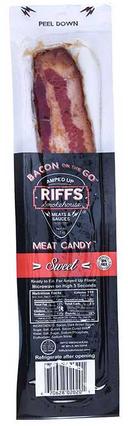 Riffs Smokehouse Bacon on the Go Sweet Meat Candy, 0.7 Ounce -- 144 per case