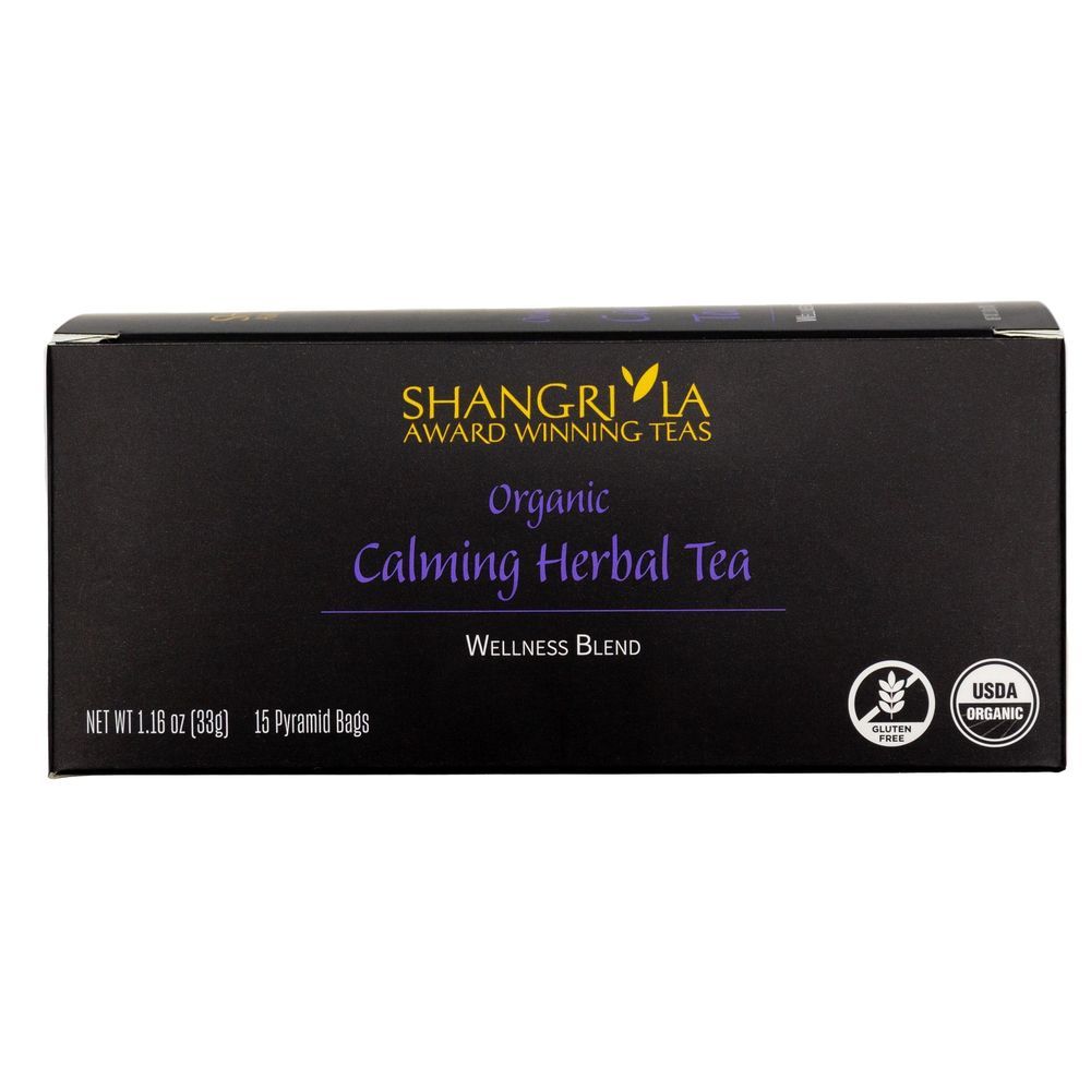 Shangri La Organic Wellness Calming Herbal Tea, 15 Count -- 2 Per Case