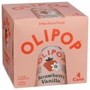 Olipop Strawberry Vanilla Prebiotic Soda, 48 Fluid Ounce -- 6 per case