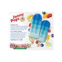 Jonnypops Organic Blue Wave Pops, 8 count -- 6 per case