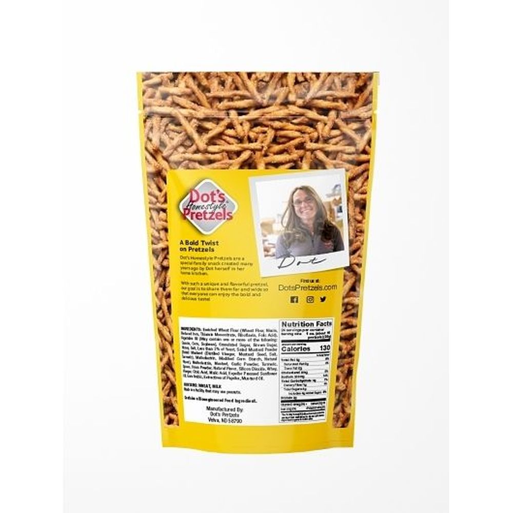 Dots Homestyle Honey Mustard Seasoned Pretzel Twists, 24 Ounce -- 10 per case