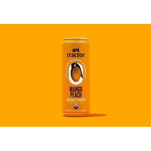 Tractor Beverage Co Organic Peach Mango, 12 Fluid Ounce -- 12 per case