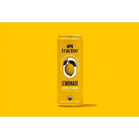 Tractor Beverage Co Organic Lemonade, 12 Fluid Ounce -- 12 Per Case