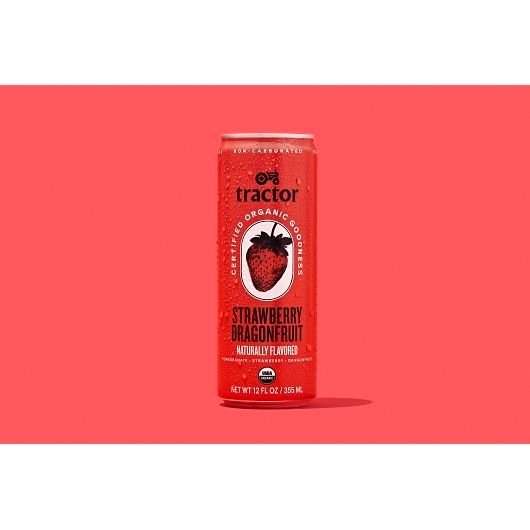 Tractor Beverage Co Strawberry Dragon Fruit, 12 Fluid Ounce -- 12 Per Case