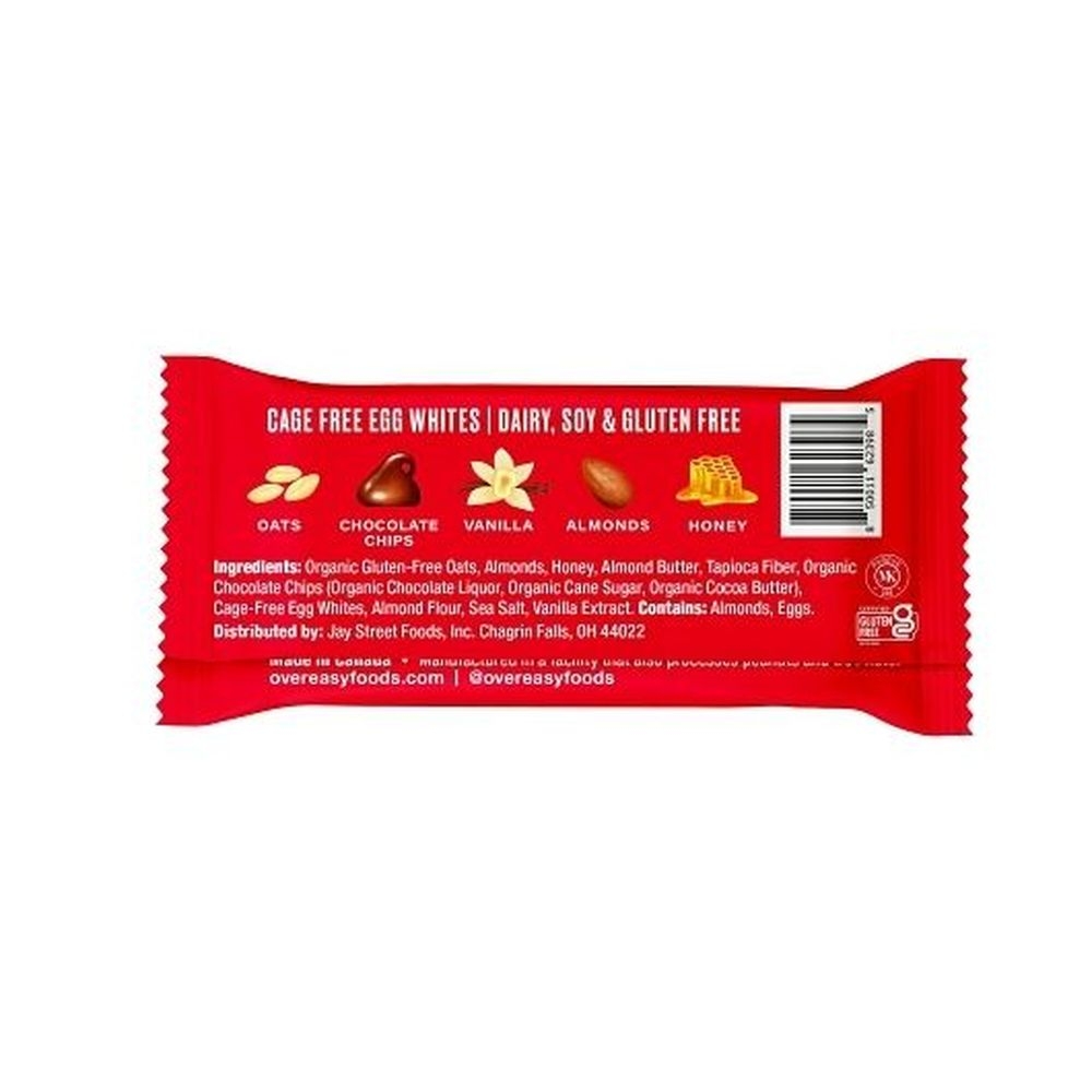 Over Easy Dark Chocolate Almond Sea Salt Mini Breakfast Bar, 0.8 Ounce -- 240 per case