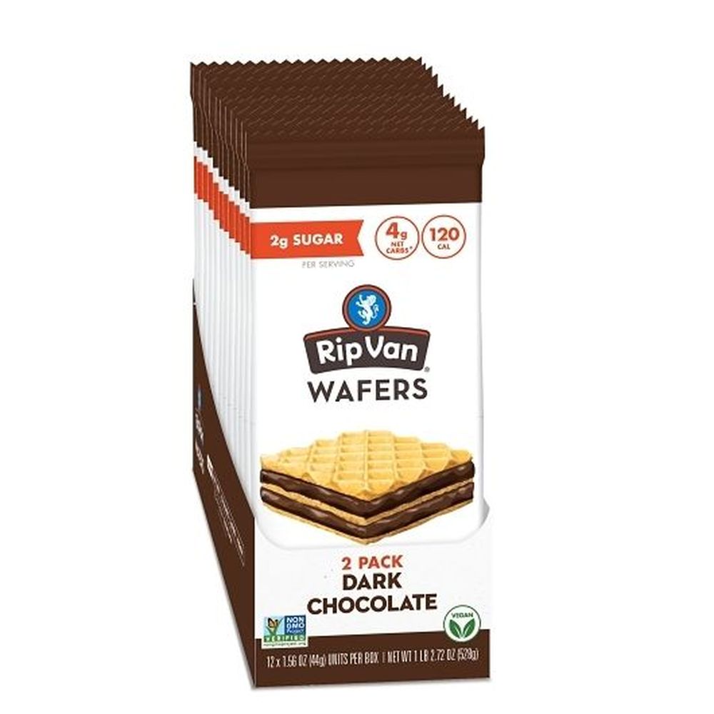 Rip Van Dark Chocolate Wafer Cookies, 1.56 Ounce - 48 per case