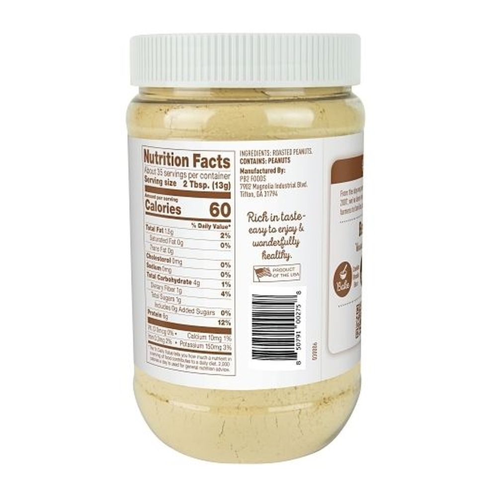 Pb2 Foods Pure Peanut Powder, 16 Ounce -- 6 Per Case