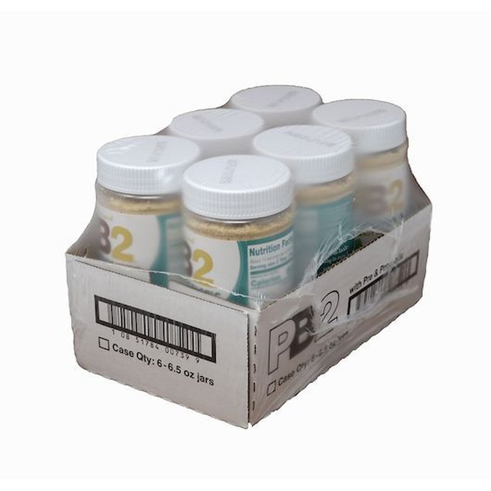 Pb2 Foods Pre Probiotic Peanut Powder with No Sugar Added, 6.5 Ounce -- 6 per case