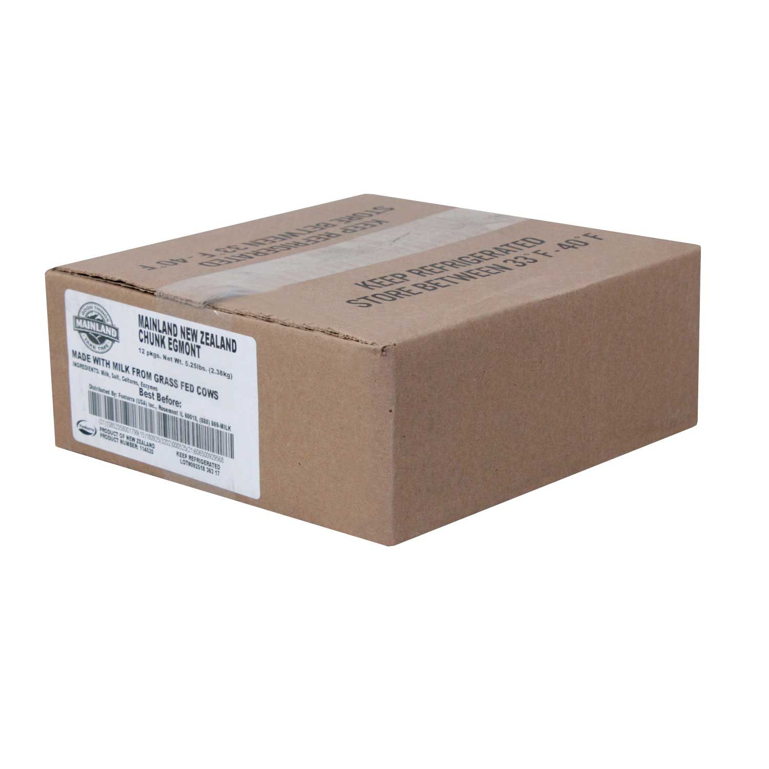 Mainland Egmont Chunk Cheese, 7 Ounce -- 12 Per Case