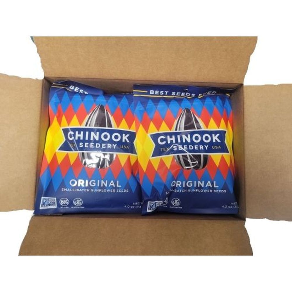 Chinook Seedery Original Sunflower Seeds, 4 Ounce -- 12 Per Case
