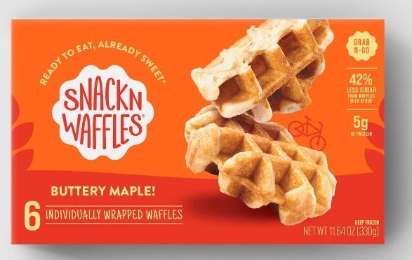 Snack N Waffles, Buttery Maple, 11.64 Ounce -- 8 Per Case