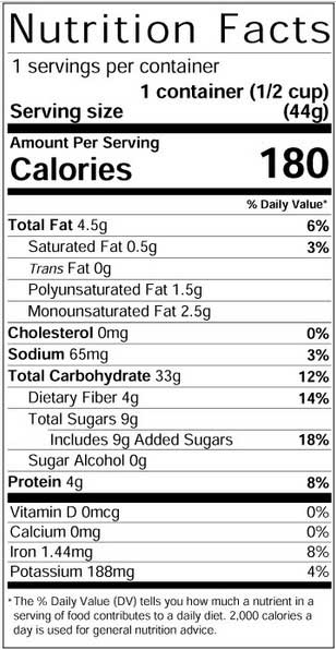 Rockin Ola Chocolate Granola Cereal Bowl, 44 Gram -- 48 per case