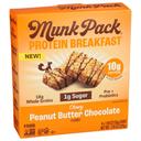 Munk Pack Chewy Peanut Butter Chocolate Probiotic Protein Breakfast Bar, 7.76 Ounce -- 6 per case