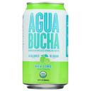 Agua Bucha 12 Fluid Ounce Key Lime Sparkling Water, 6 count -- 4 per case