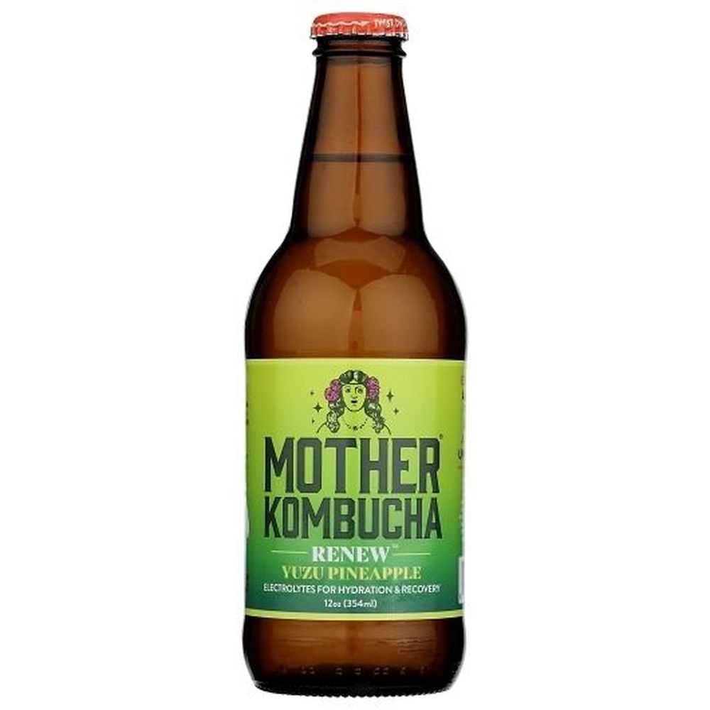 Mother Kombucha Renew Yuzu Pineapple Kombucha, 12 Ounce - 6 per case