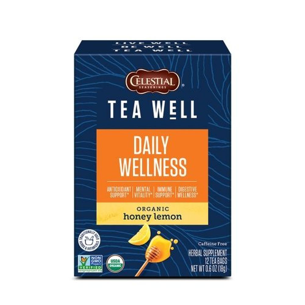 Tea Well Honey Lemon Tea, 12 Count -- 6 Per Case