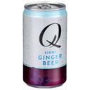 Q Tonic Light Ginger Beer Mixer, 30 Fluid Ounce -- 6 per case