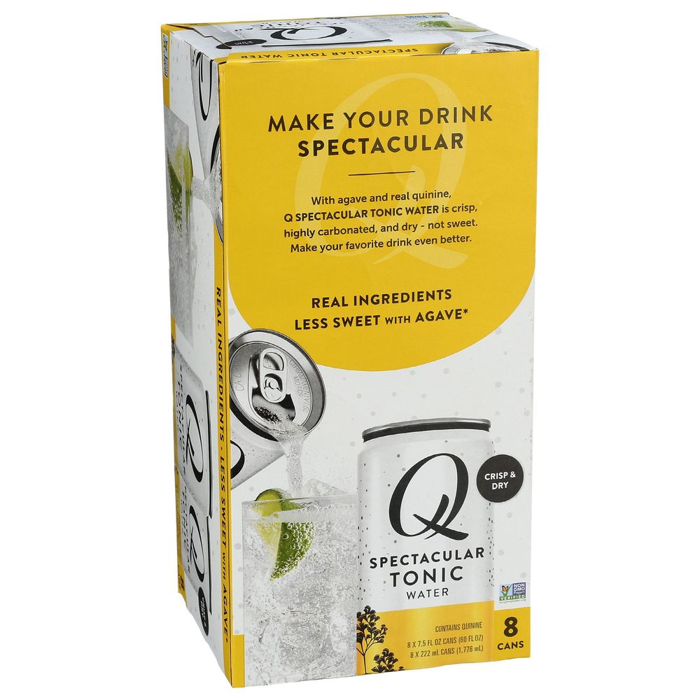 Q Tonic Water Mixer, 60 Fluid Ounce -- 3 per case