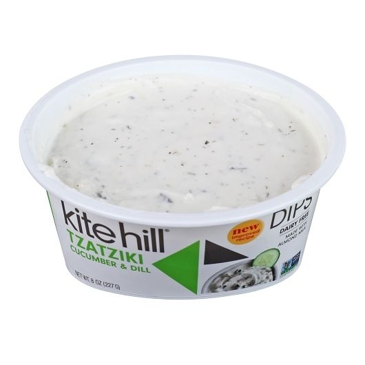 Kite Hill Dairy Free Tzatziki Cucumber And Dill Dip, 8 Ounce -- 6 Per Case