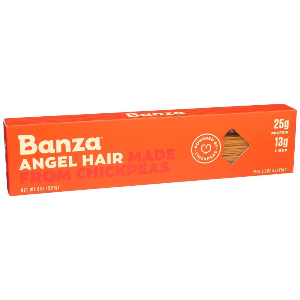 Banza Angel Hair Chickpea Pasta, 8 Ounce -- 12 per case
