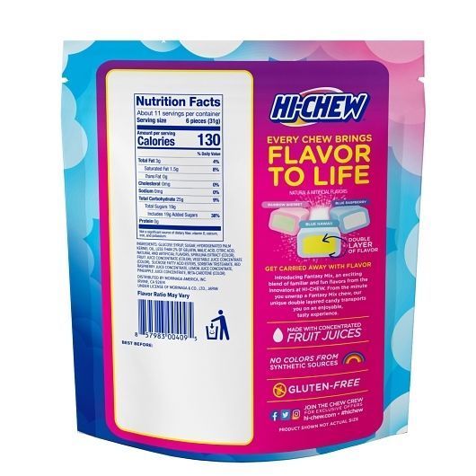 Hi-chew Fantasy Mix Candy, 11.65 Ounce Stand Up Pouch -- 4 Per Case