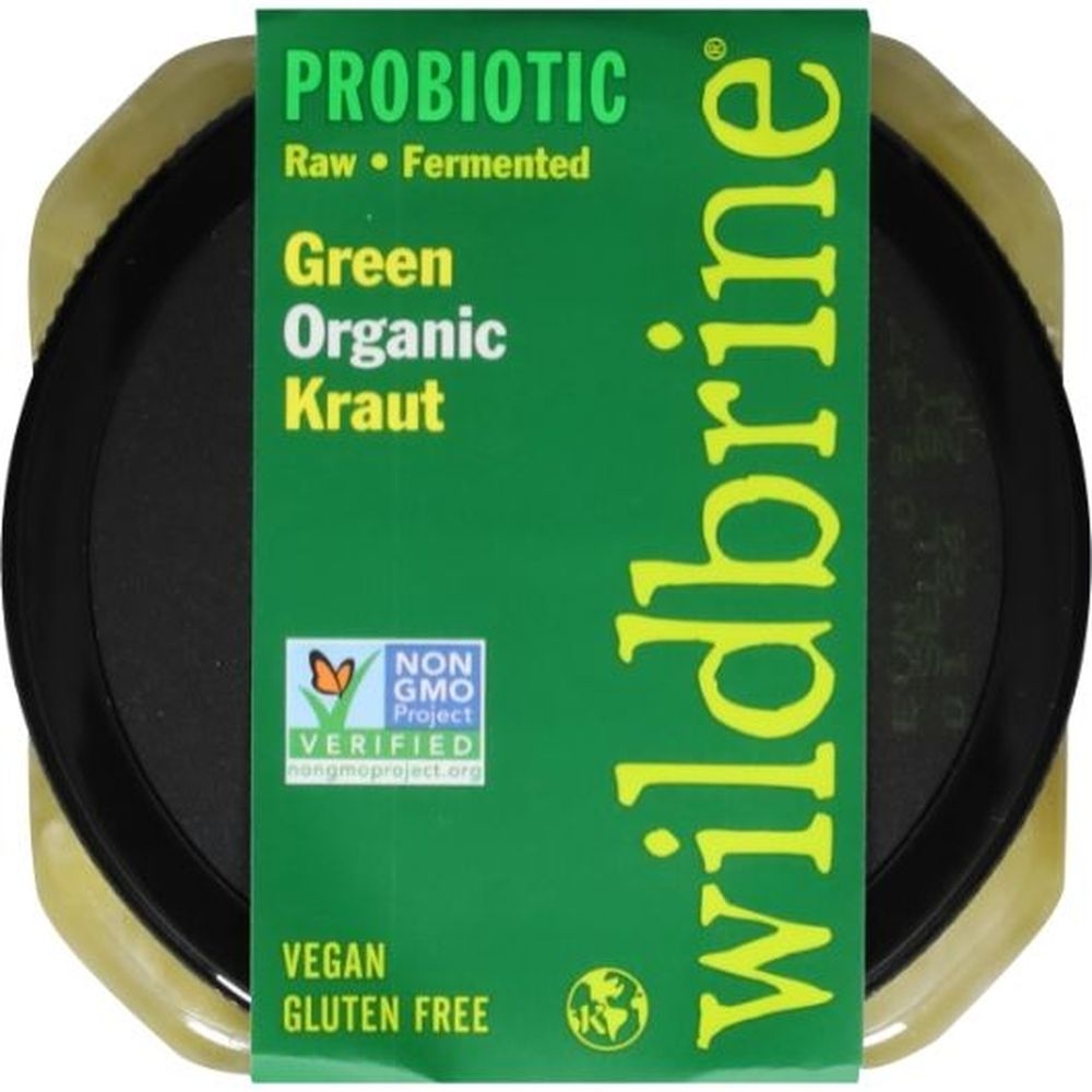 Wildbrine Organic Green Sauerkraut, 18 Ounce - 6 per case