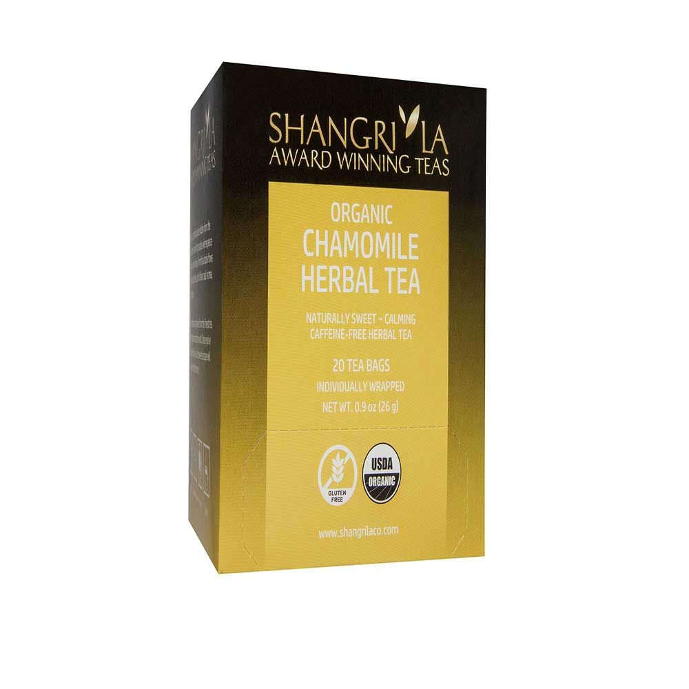 Shangri La Organic Chamomile, 20 Count -- 6 Per Case