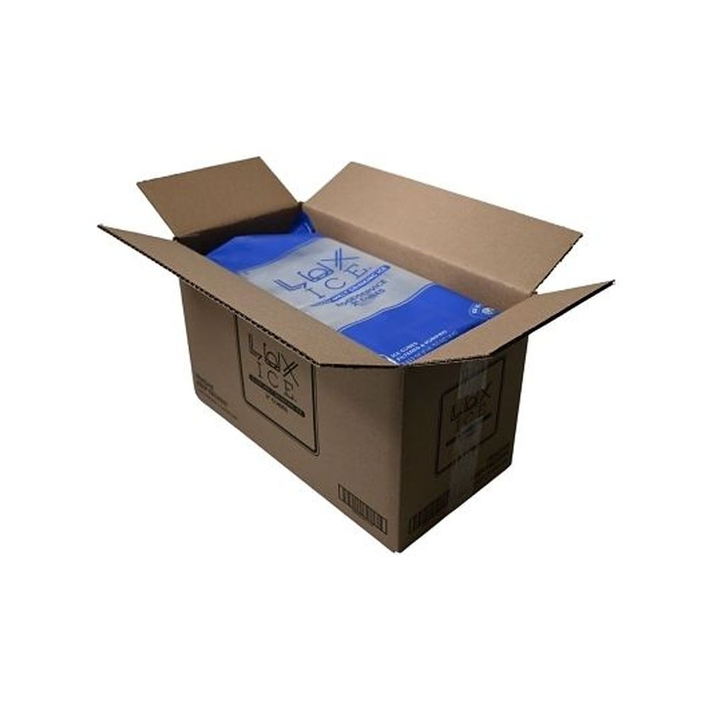 Lux Ice 2 inch Foodservice Ice Cube, 18 count - 4 per case