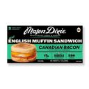 Mason Dixie Canadian Bacon Egg and Cheese Muffin Sandwich, 2 count -- 10 per case