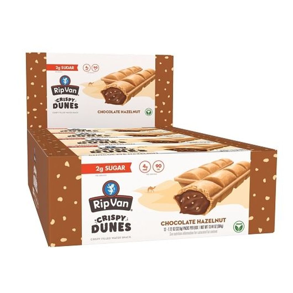 Rip Van Chocolate Hazelnut Crispy Dunes, 1.12 Ounce -- 48 per case