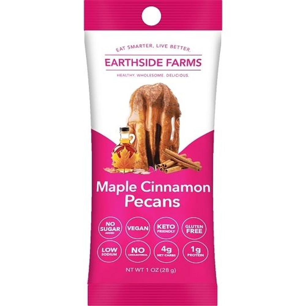 Earthside Farms Maple Cinnamon Pecans, 1 Ounce - 60 per case