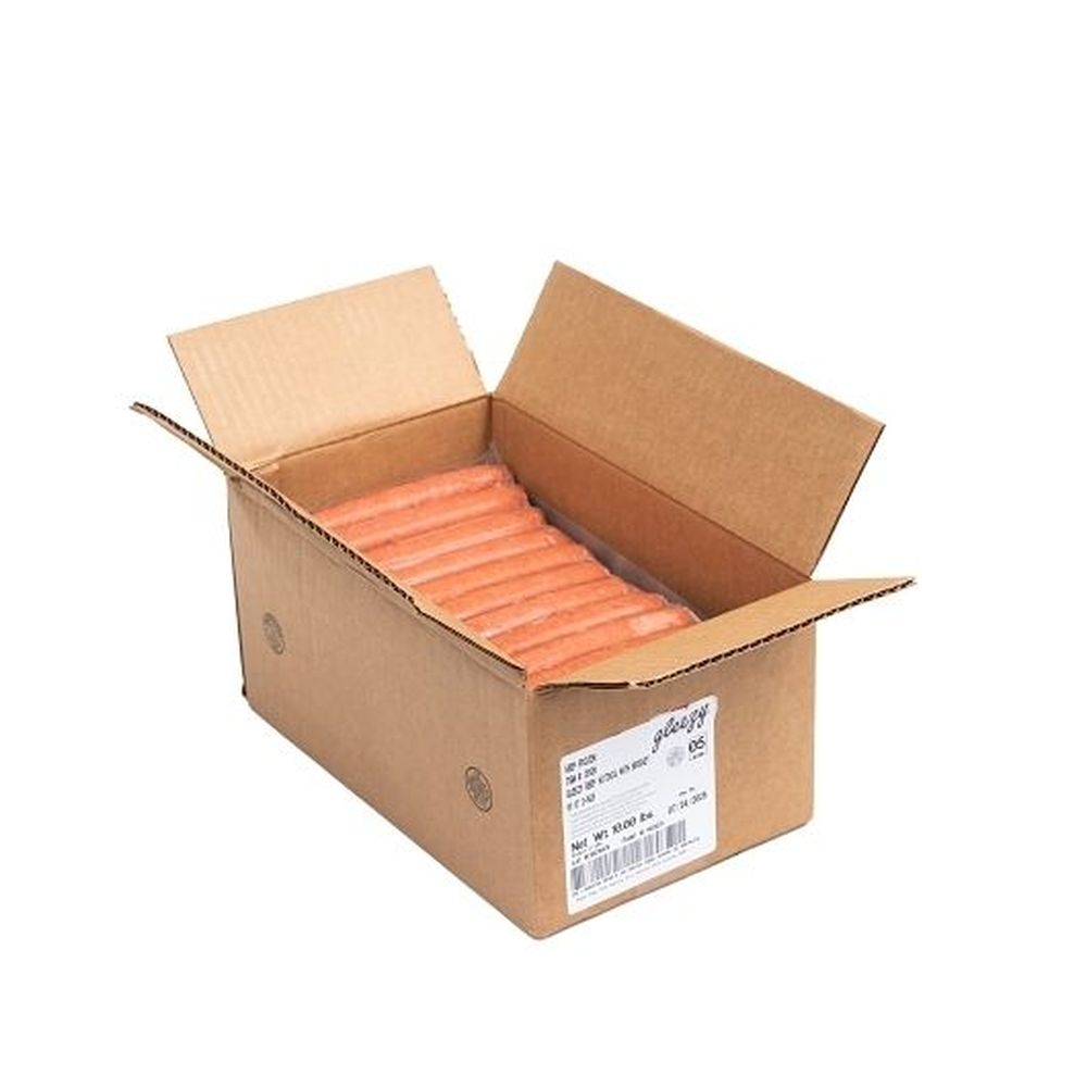 Gleezy Beef Brisket Hot Dogs, 5 Pound - 2 per case