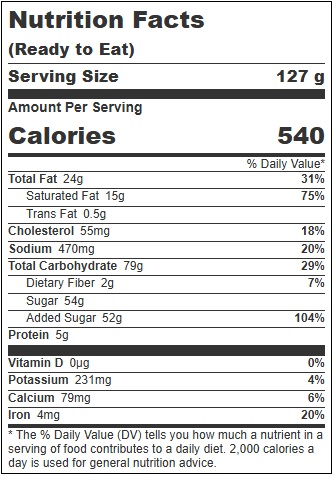 Killer Individually Wrapped Cookie Dough Brownie and Cookie with Caramel, 4.5 Ounce -- 36 per case
