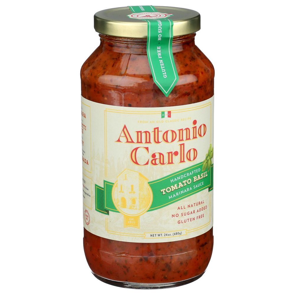Antonio Carlo Tomato Basil Marinara Sauce, 24 Ounce -- 6 Per Case
