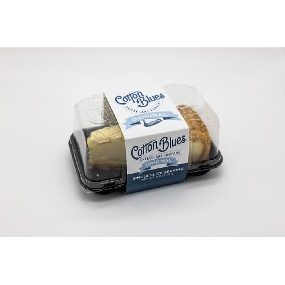 Cotton Blues Original Cheesecake Slice, 6 Ounce - 36 per case
