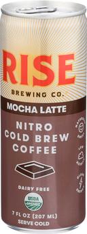 Rise Oat Milk Mocha Nitro Cold Brew Coffee, 7 Fluid Ounce -- 12 per case