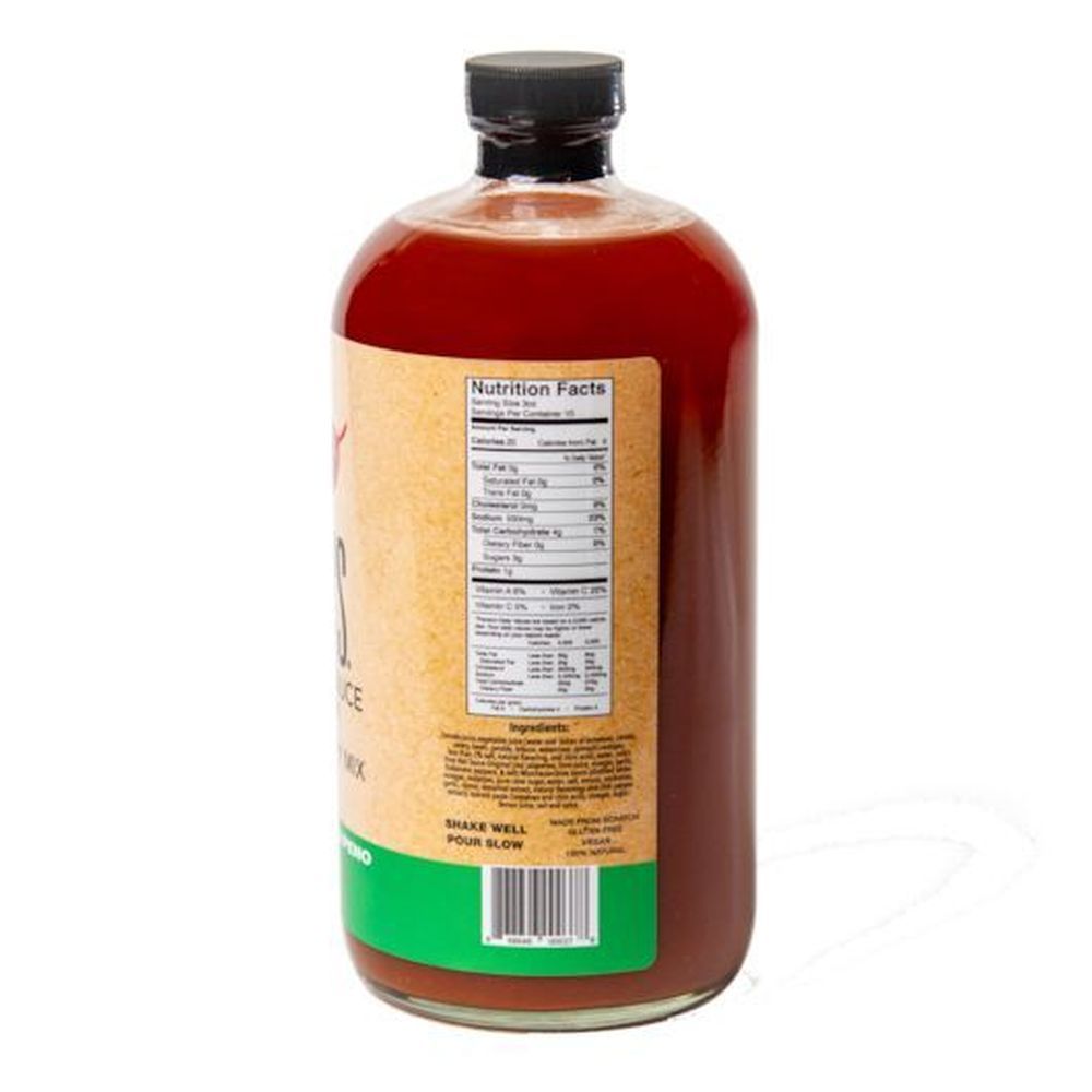 Lola's Jalapeno Bloody Mary Cocktail Mix, 32 Fluid Ounce -- 12 Per Case