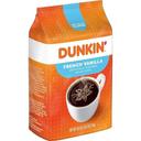 Dunkin French Vanilla Roast and Ground Coffee, 18 Ounce Bag -- 6 per case