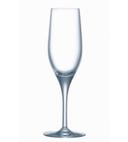 Chef and Sommelier Exalt Kwarx Champagne Flute Glass, 6 1/4 Ounce -- 24 per case.