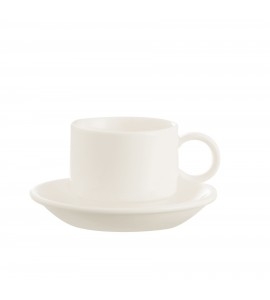 Cardinal International Arcoroc Daring Large Double Well Saucer, 6 inch -- 24 per case.