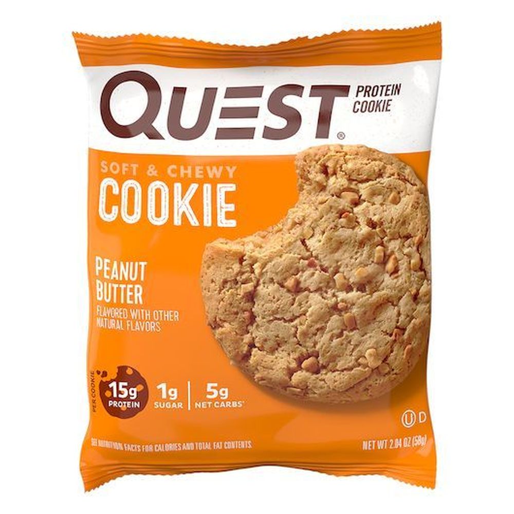 Quest Chocolate Chip and Peanut Butter Cookie - Shipper, 72 count