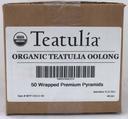 Teatulia Organic Oolong Wrapped Premium Pyramid Tea -- 50 per case
