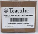 Teatulia Organic Wrapped Premium White Tea -- 50 per case