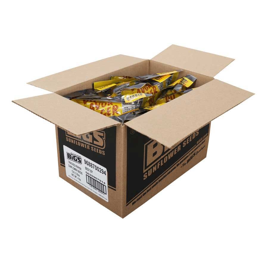 Bigs Cracked Pepper Sunflower Seeds, 5.35 Ounce -- 12 Per Case